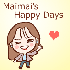 [LINEスタンプ] まいまいのHappy Days