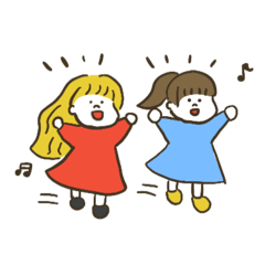 [LINEスタンプ] 女の子たちのゆるいLINEスタンプ