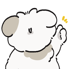 [LINEスタンプ] 普通の大きさの犬