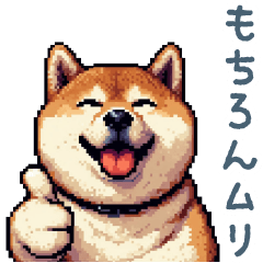 [LINEスタンプ] やる気ない柴犬【言い訳・だるい】