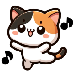 [LINEスタンプ] 三毛猫スタンプ☆