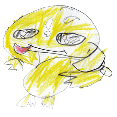 [LINEスタンプ] 子供が描いた動物