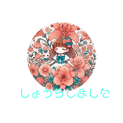 [LINEスタンプ] 敬語でお花スタンプ♡