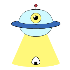 [LINEスタンプ] 人間と仲良くなりたいUFO