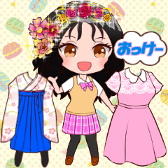 [LINEスタンプ] ⭐ファッション❤️着せ替えスタンプ4