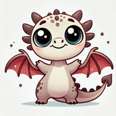 [LINEスタンプ] 可愛いドラゴンのスタンプ MT