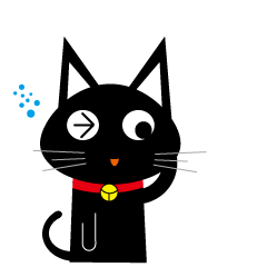 [LINEスタンプ] 黒猫の無難な日常で使えるスタンプ