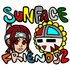 [LINEスタンプ] サンフェイスと楽しい仲間達2