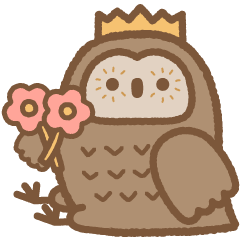 [LINEスタンプ] フクロウのアウさん