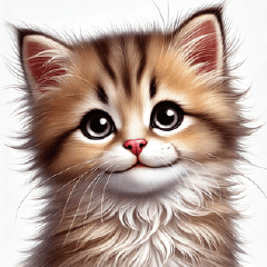 [LINEスタンプ] かわいい子猫の大冒険の画像（メイン）