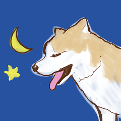 [LINEスタンプ] 秋田犬ジョー君のスタンプ