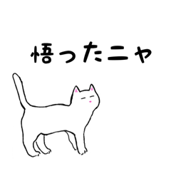 [LINEスタンプ] 悟った猫、ホトケネコ