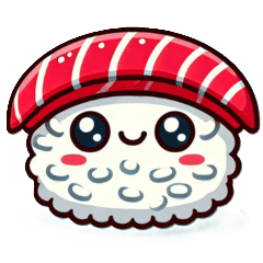 [LINEスタンプ] お寿司キャラがダジャレを言うスタンプ