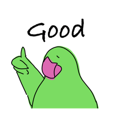[LINEスタンプ] 緑の鳥さん2