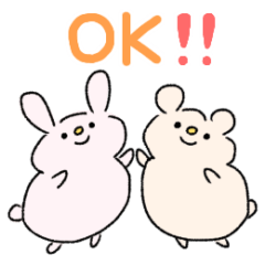 [LINEスタンプ] うさたんくまたんスタンプ