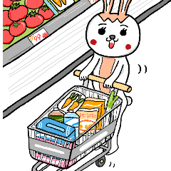 [LINEスタンプ] BIG☆「家事と日常連絡」劇団うさねこ3