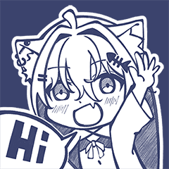 [LINEスタンプ] 猫又みやこの日常