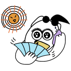 [LINEスタンプ] オホビ鳥の生活