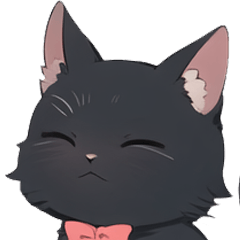 [LINEスタンプ] ほとんど黒猫スタンプVol.1