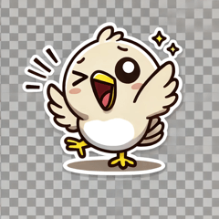 [LINEスタンプ] おしゃべり鳥スタンプ