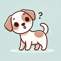 [LINEスタンプ] キョロキョロ犬のLINEスタンプ