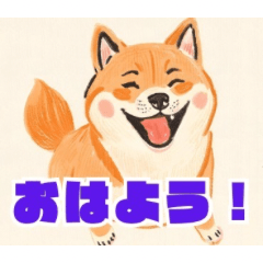 [LINEスタンプ] 柴犬の日常生活スタンプ