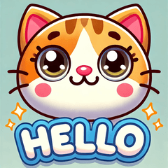 [LINEスタンプ] かわいい猫キャラ1