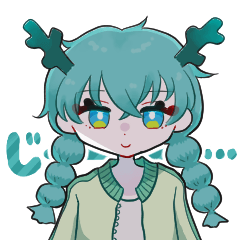 [LINEスタンプ] 水龍ちゃん★組み合わせて使える