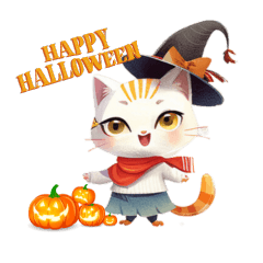 [LINEスタンプ] かわいいネコのハロウイン パート2