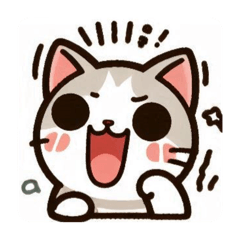 [LINEスタンプ] にゃんこフェイスパック