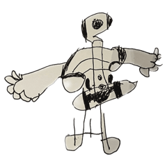 [LINEスタンプ] 我が家の小さな画家