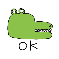 [LINEスタンプ] うさぎ ぱんだ さい わにとかのスタンプ