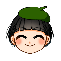 [LINEスタンプ] みどり帽の少女の画像（メイン）