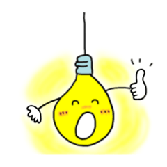 [LINEスタンプ] 電球サンと吹き出しを自由に組合せ！