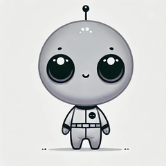 [LINEスタンプ] 宇宙人グレイの感情スタンプ