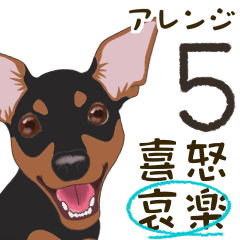 [LINEスタンプ] ミニピンスタンプ5［哀楽］アレンジ（bt）