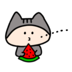 [LINEスタンプ] にゃっぷぅ Summer ver.