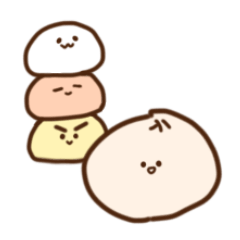 [LINEスタンプ] もちもち肉まん