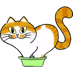 [LINEスタンプ] いたずら猫のロキ 2