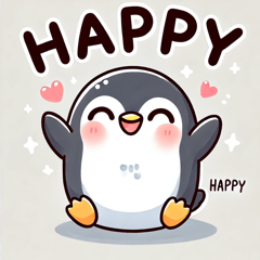 [LINEスタンプ] 癒し系ペンギン