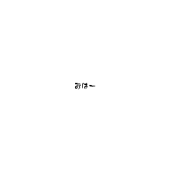 [LINEスタンプ] 適当文字(文字のみ)