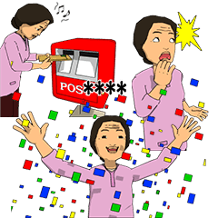 [LINEスタンプ] すみれさんの日常的なカスタムスタンプ