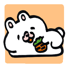 [LINEスタンプ] まっくすらぶりーうさスタンプ7