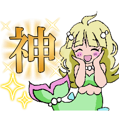 [LINEスタンプ] マーメイドの5姉妹★いずみちゃん②