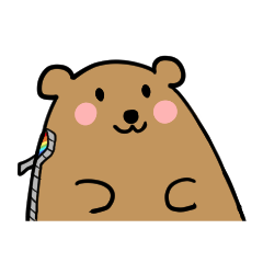 [LINEスタンプ] 今日から私はクマちゃんだから