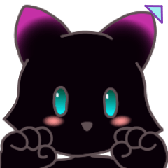 [LINEスタンプ] 黒豹(クロヒョウ)のパピカ ver.1