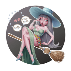 [LINEスタンプ] The hottest witch