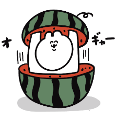 [LINEスタンプ] ゆるうさの俺の夏がきたスタンプの画像（メイン）