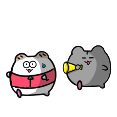 [LINEスタンプ] ハムカツ君ワークアウト＆応援スタンプ