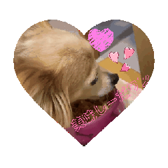 [LINEスタンプ] love dog style2